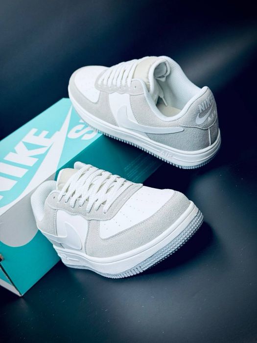 Летняя распродажа /  Nike air force 1 / кожаные мужские кросовки найк форс / nike force af 1 / трендорвые кросовки найк форс /