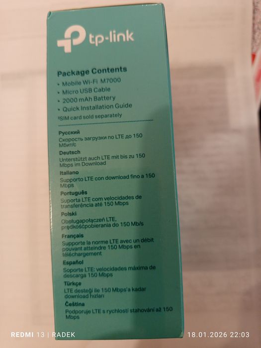 Router TP-Link M7000