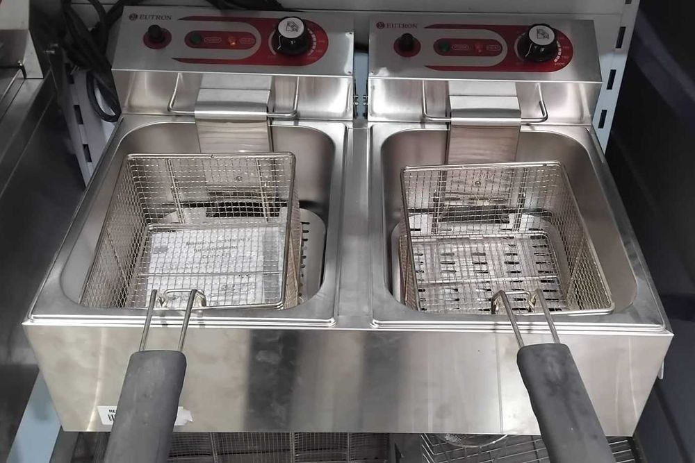 Fritadeira Elétrica dupla 7+7Litros - NOVA