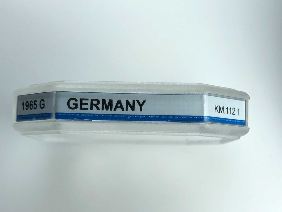 MOEDA CERTIFICADA GENI PR64 - Alemanha 5 Mark 1965 Prata - Letra G