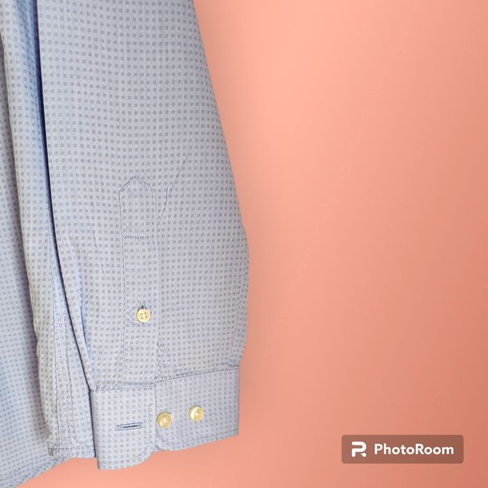 Camisa azul quadrados Sacoor Brothers