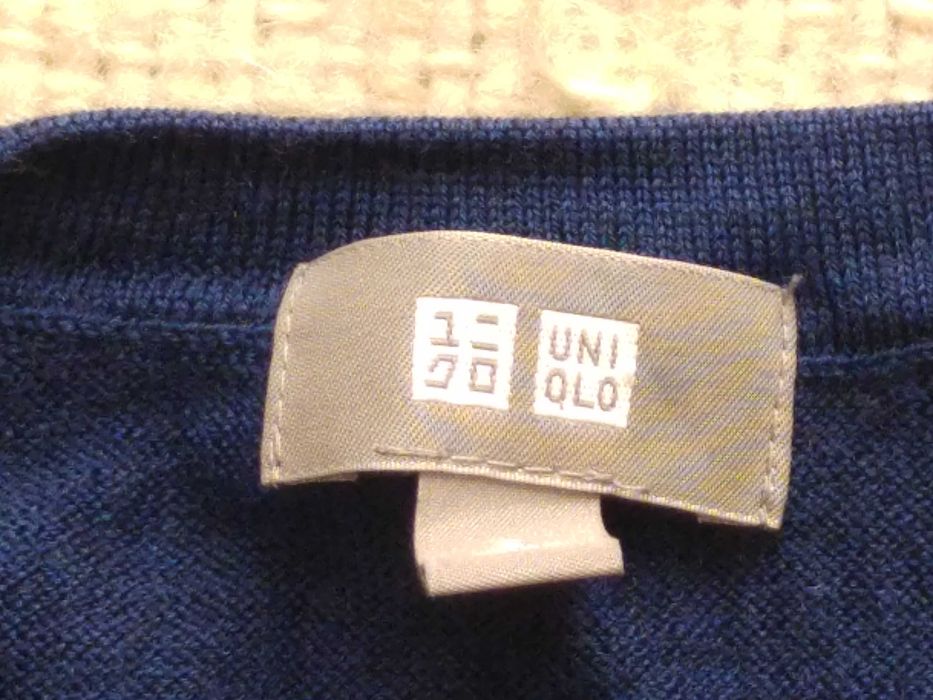 Sweter męski wełna UNIQLO