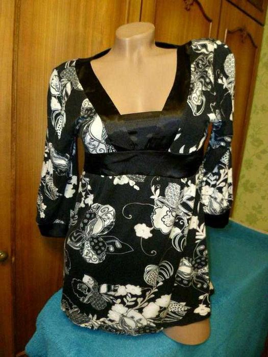 Трикотажная кофточка футболка Rinas Cimento Италия для беременных