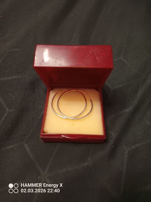 Nowe Kolczyki srebrne kółka 1,25g