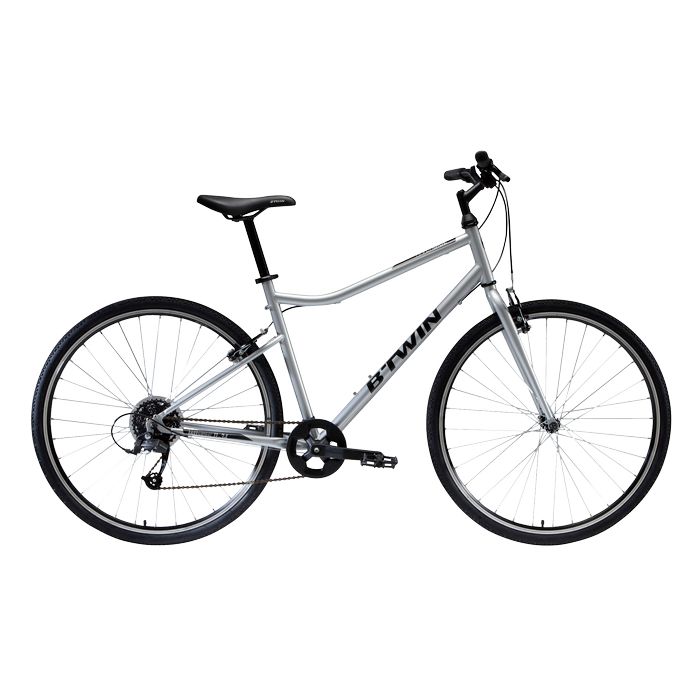 BICICLETA DE TREKKING RIVERSIDE 120 CINZENTO METALIZADO