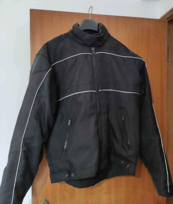 Blusão/casaco Motard Casa das Peles usado 3x