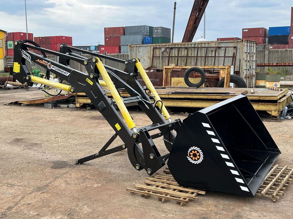 Швидкознімний навантажувач з ковшем для трактора ЮМЗ МТЗ + Джойстик