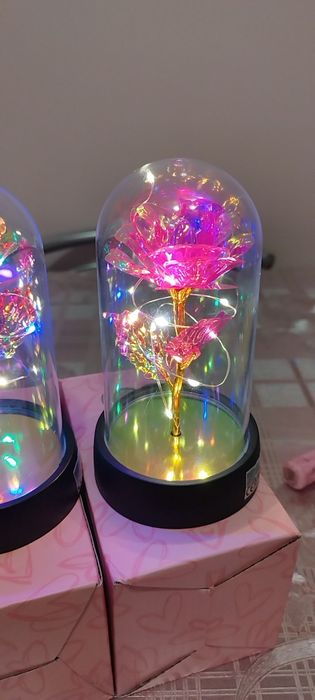 Продам Троянду(розу) в колбі з підсвіткою