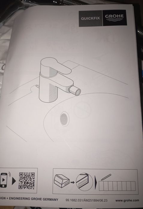 Змішувач для біде GROHE QuickFix StartEdge 23345001