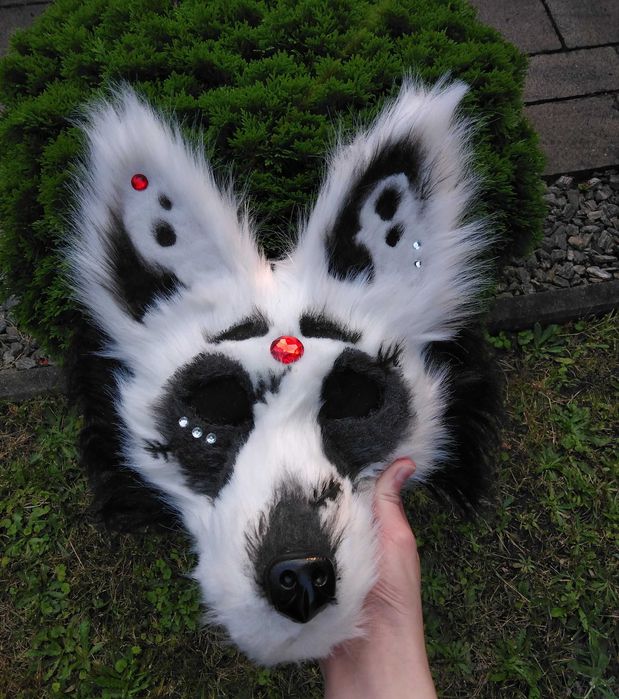 Maska wilka, Wolf mask, Therian mask, Halloween