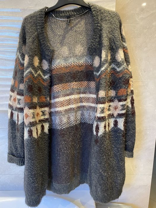 Swetr kardigan xl welniany