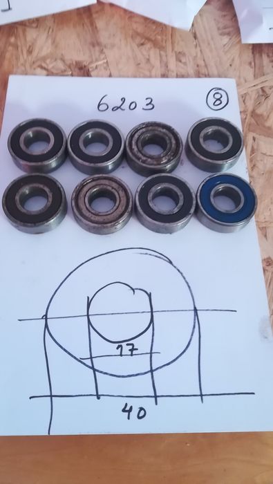 Rolamentos para carrinho rolamentos