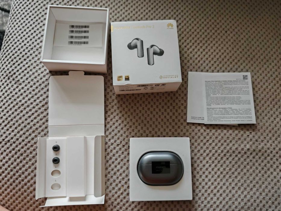 Huawei freebuds pro 2 słuchawki bluetooth tws bardzo dobry stan mocne ANC świetny dźwięk