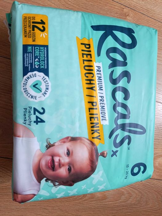 Pieluchy rascals rozmiar 6