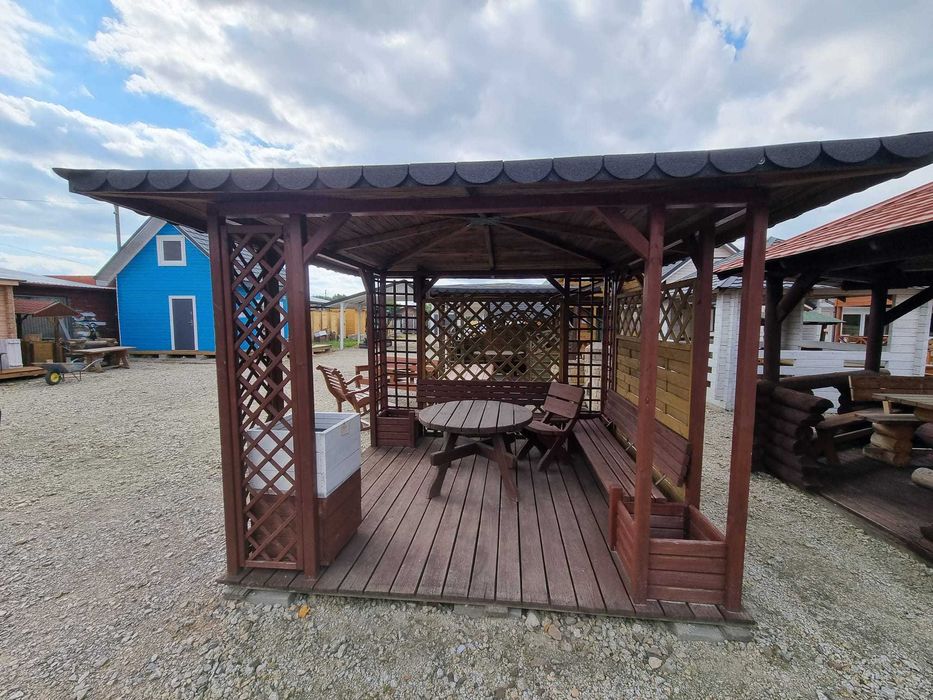 altana drewnana 300 x 300 cm