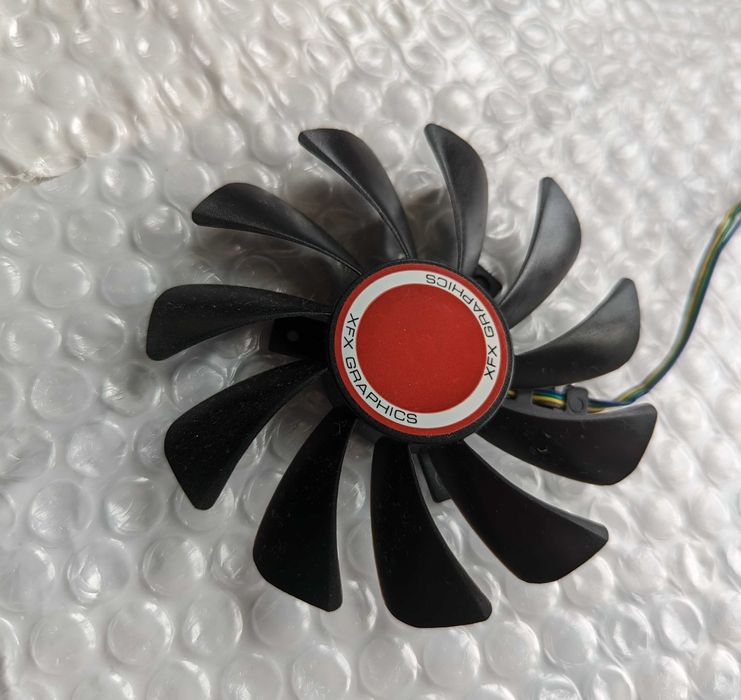 XFX MSI FAN 93 95 mm вентилятор видеокарты 4 pin CF1010U12S