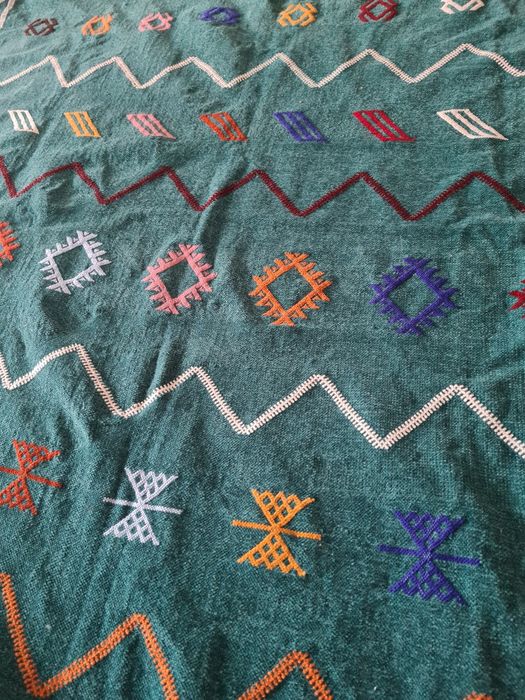 Tapete Kilim em linho