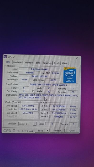 Продам ПК на intel i5 4490 із відео картою GTX 1050 TI
