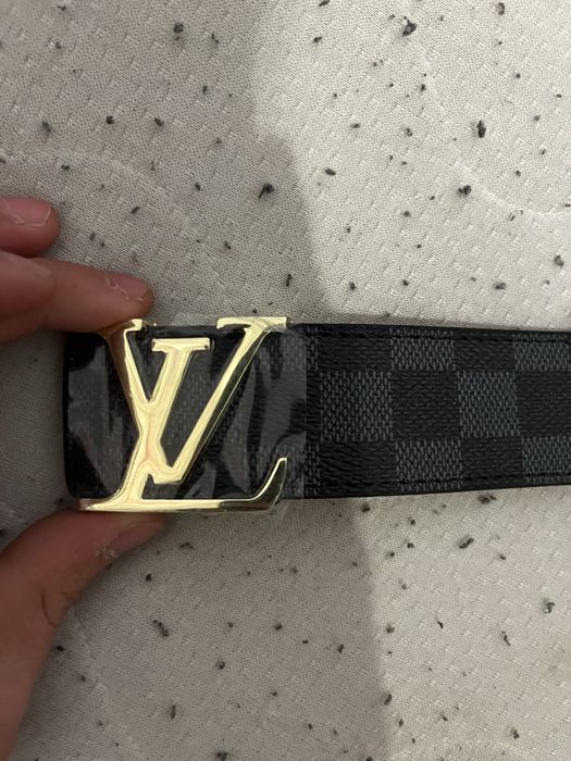 czarny pasek louis vuitton nowy 110cm