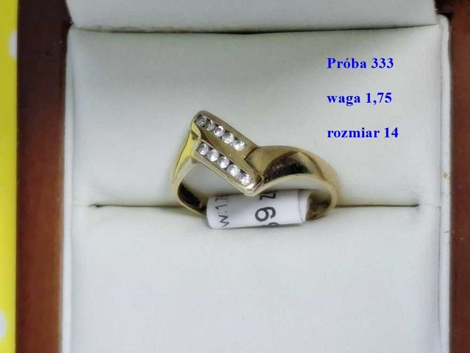 Prześliczne złote pierścionki 585 i 333