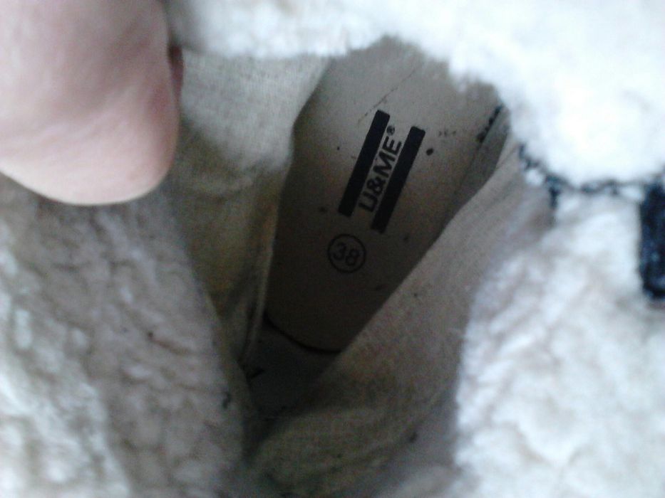 Trampki ocieplene roz 37i38 dł wk 23i24 cm