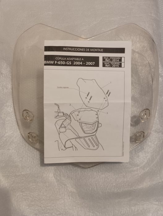 Viseira original BMW f 650 gs