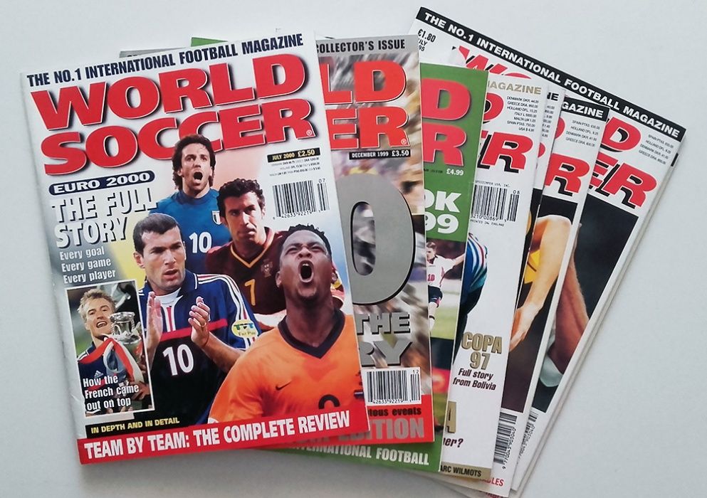 Revistas futebol - Mundial Bola Magazine World Soccer Jogo Ídolos