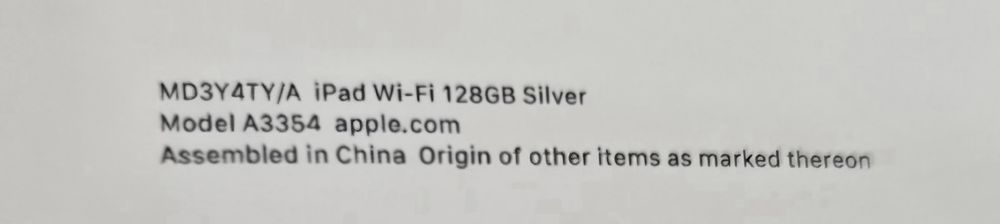 Ipad 11 A16 128gb Silver ( NOVO )