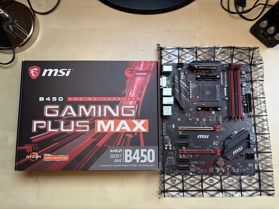 Płyta główna MSI B450 Gaming Plus Max + Procesor Ryzen 5 3600