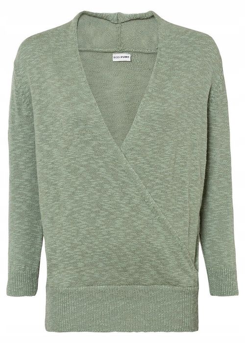 B.P.C sweter kopertowy miętowy 36/38.