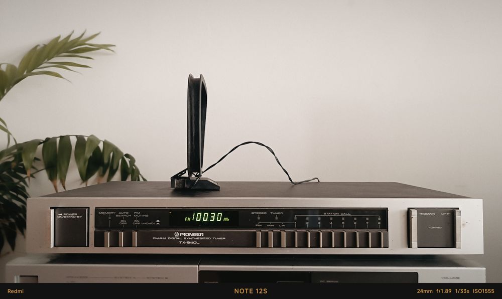 Pioneer TX-940L – Sintonizador AM/FM Vintage (a funcionar bem)