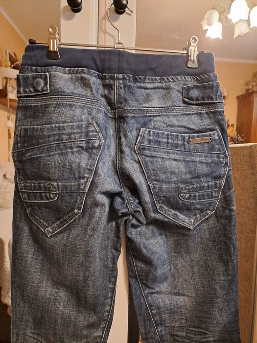 Spodnie jeansy RIVER ISLAND baggy skate XS