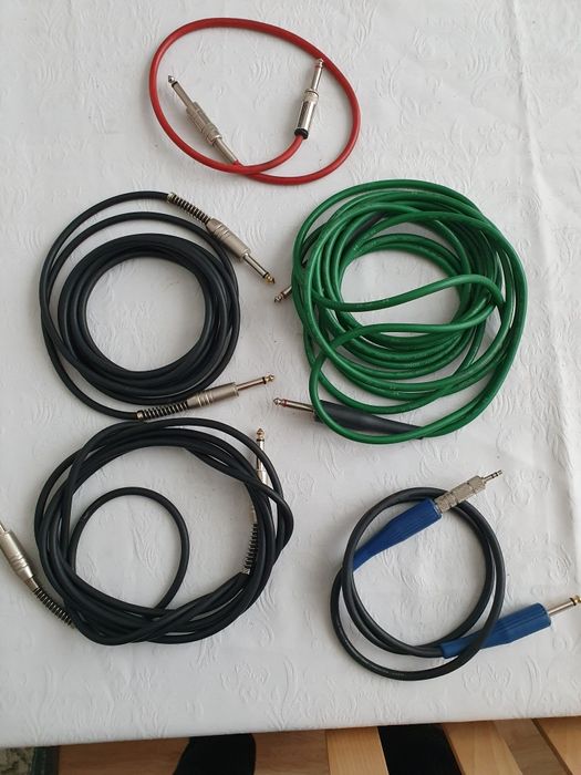 Kable gitarowe 4 sztuki
