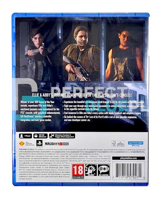 The Last of Us Part II Remastered / Gra PS5 / Perfect Blue / Warszawa