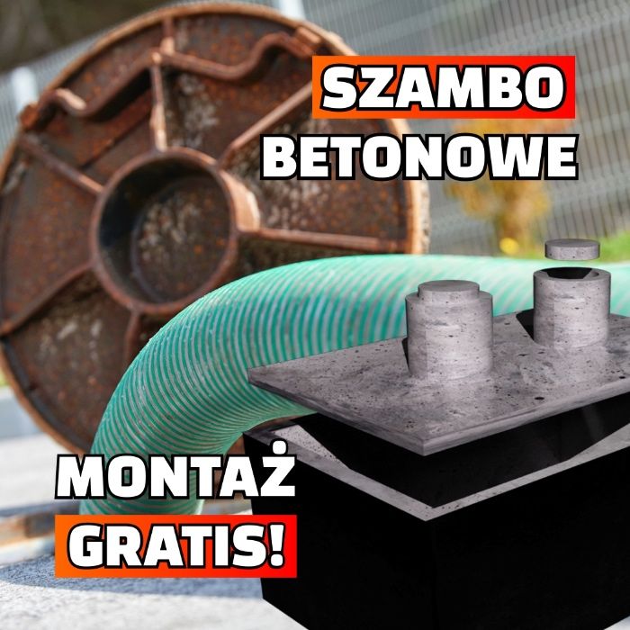 Szambo betonowe Zbiornik betonowy Deszczówka Woda PEŁNA DOKUMENTACJA