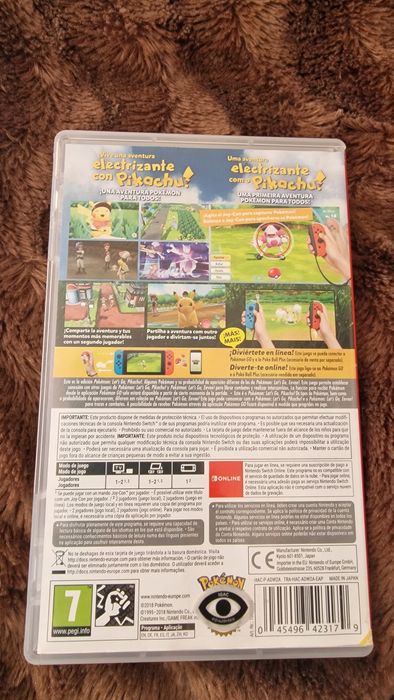 Jogo Nintendo Switch Pokémon Let's Go Pikachu!