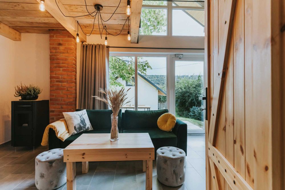 Domek 50m2 Ustrzyki Dolne z kominkiem Bieszczady Solina