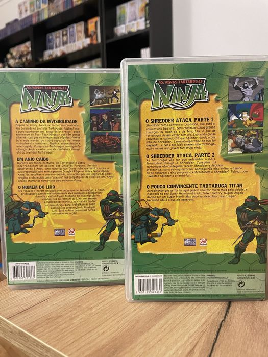 Conjunto VHS tartarugas ninja 2003 tmnt