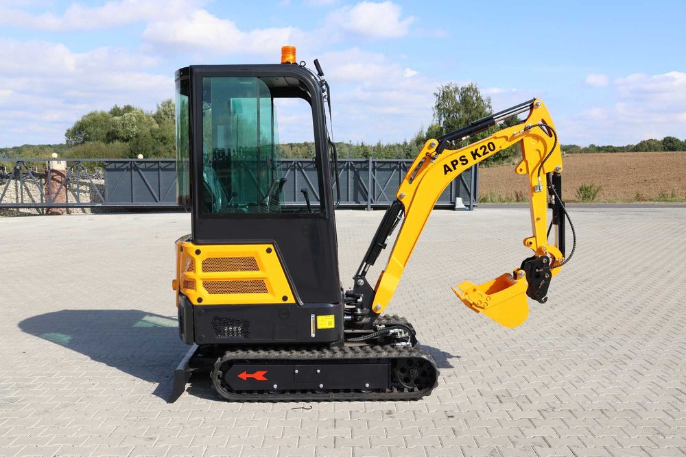 Mini koparka APS K20 z silnikiem Kubota 1750 kg • 2025 • NOWA