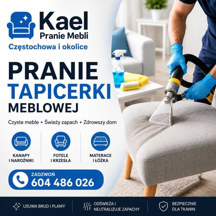 Pranie kanapy / narożnika / tapicerka samochodowa – Częstochowa | usuwanie plam. Karcher punzi 10/1