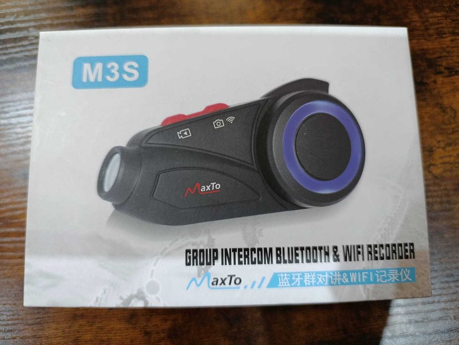 Interkom maxto 3m, optyka sony, kamera 2K radio bluetooth 5.1