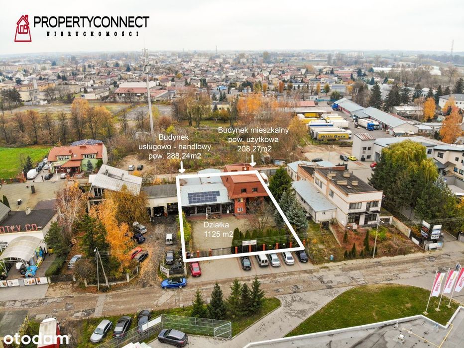 DOM+bud. usługowo-handlowy/przy Parku Handlowym