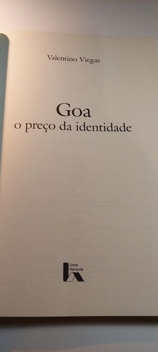 Goa, O Preço da Identidade - Valentino Viegas