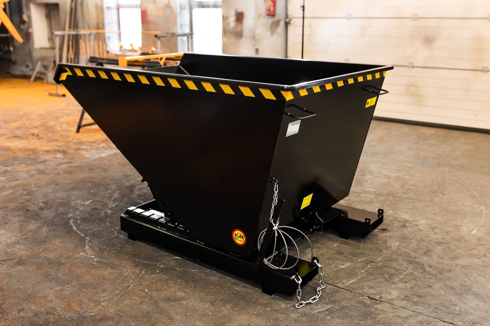 Kontener / Kontener samowyładowczy / Pojemnik metalowy / Koleba 1100L
