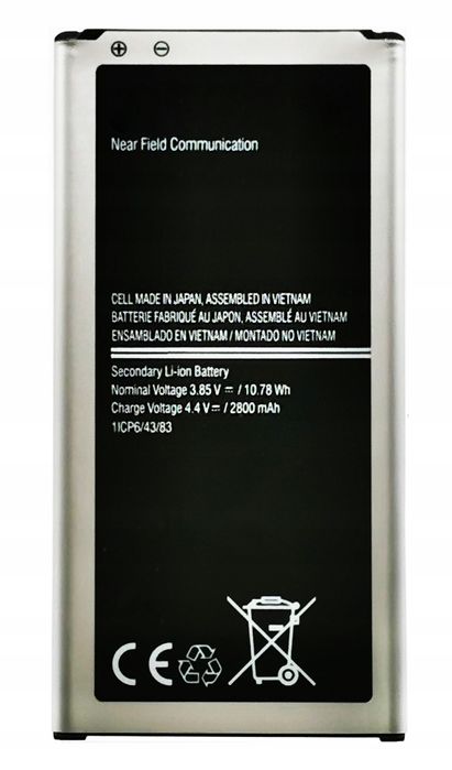 Bateria Do Samsung Galaxy Xcover 4 4S Eb-Bg390Bbe Bg398F S5 Neo G903F