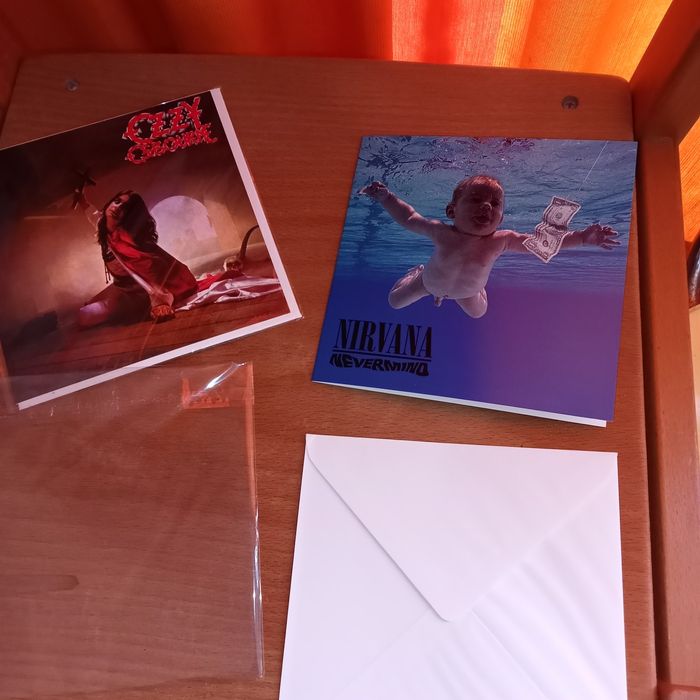 Postais rock nirvana Ozzy Osbourne