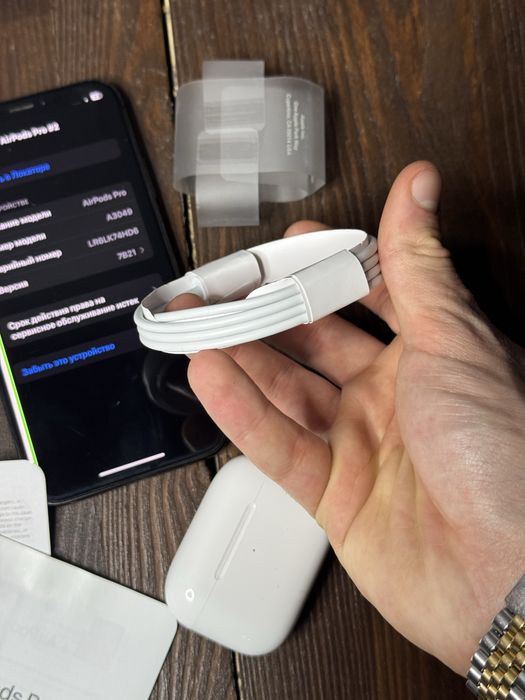 Навушники AirPods Pro 2, Pro3, оріг мікро, Airoha, Сумісні з ANDROID