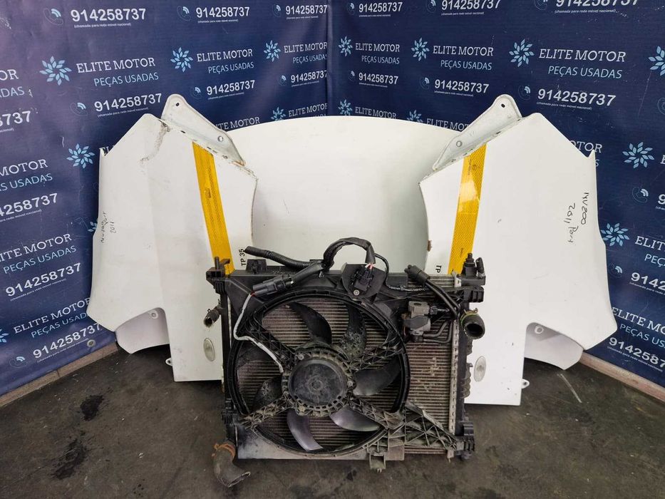 Frente completa usada NISSAN NV200 2011 capot parachoques guardalamas oticas radiador