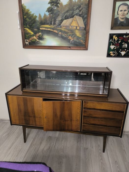 Regał, komoda PRL, antyk, meble, witryna. Stan bardzo dobry.