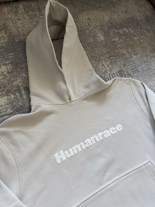 Bluza z kapturem Adidas x Humanrace Pharrell Williams basic hoodie aluminium HS4818